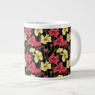 Tasse Géante Motif floral élégant 2
