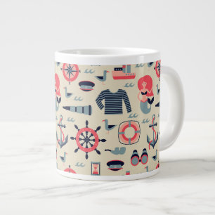 Tasse Géante Motif Marine Life