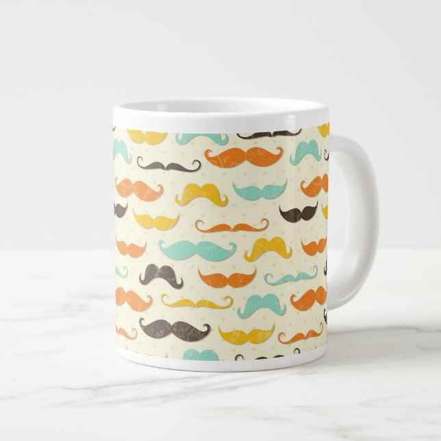 Tasse Géante motif Mustache 3 (Devant droit)