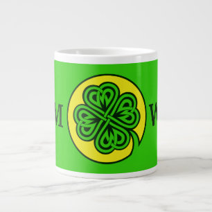 Tasse Géante Muqueuses traditionnelles des Shamrocks tribaux