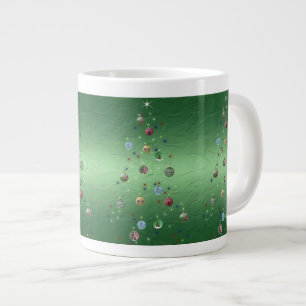 Tasse Géante Musique de Noël des arbres invisibles