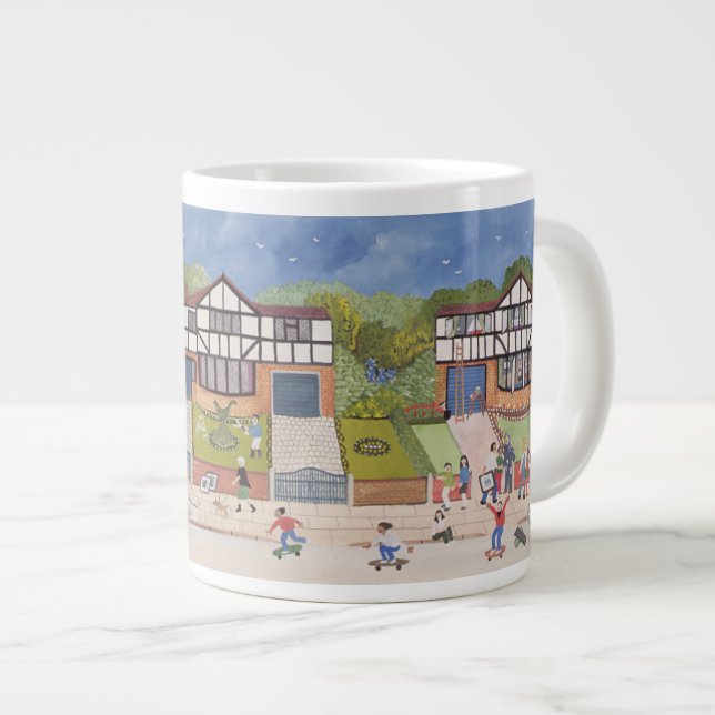 Tasse Géante Nouveau voisinage (Devant droit)