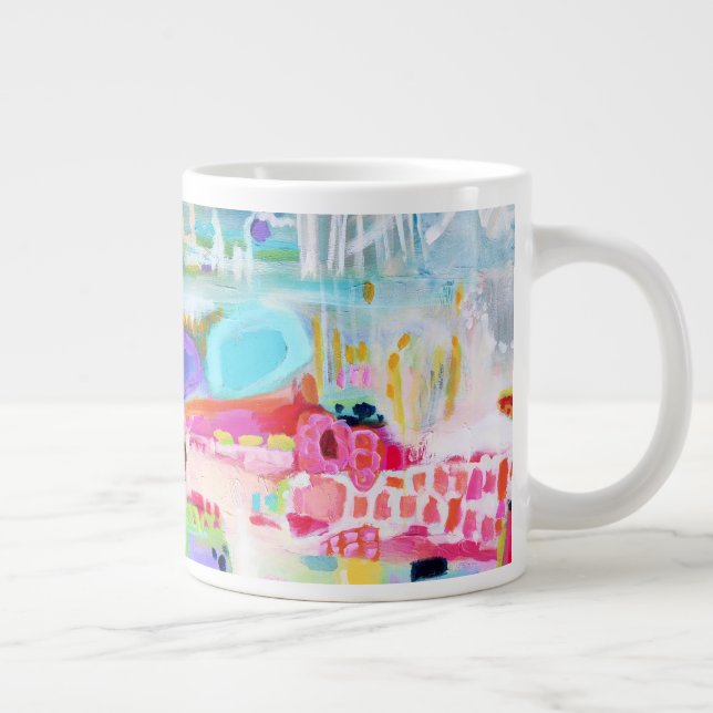 Tasse Géante Nuages Abstraits (Droite)