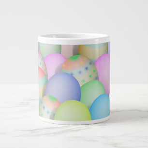 Tasse Géante OEufs de Pâques colorés Arrière - plan