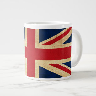 Tasse Géante Old Vintage Grunge Royaume-Uni Flag Union Jack