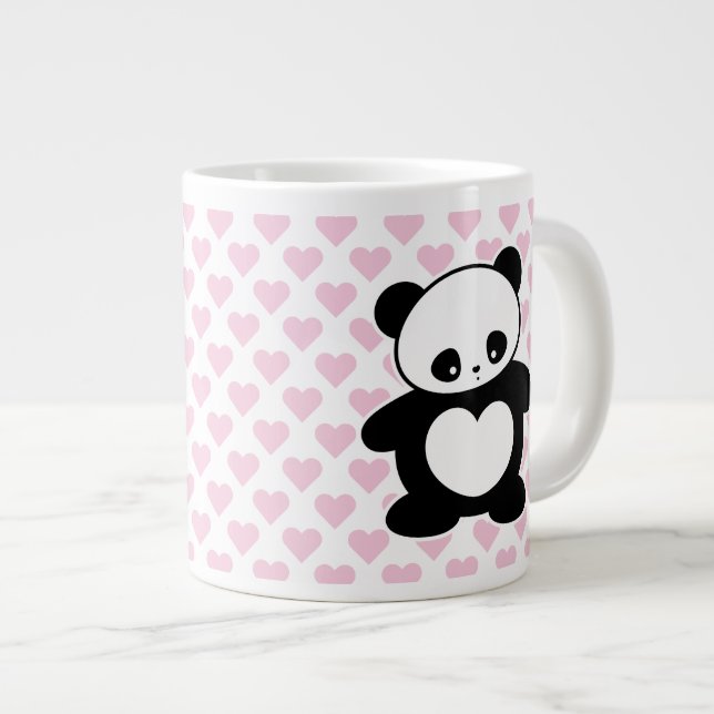 Tasse Géante Panda Kawaii (Devant droit)