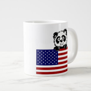 Tasse Géante Panda patriotique