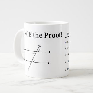 Tasse Géante Par conséquent la preuve