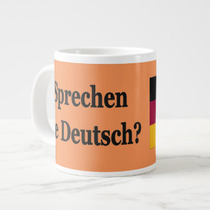 Tasse Géante Parles-tu allemand ? en allemand. Indicateur