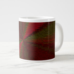 Tasse Géante Patchwork de dégradé circulaire rouge à vert
