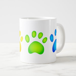Tasse Géante Pattes colorées