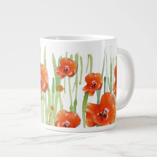Tasse Géante Pavot (Devant droit)