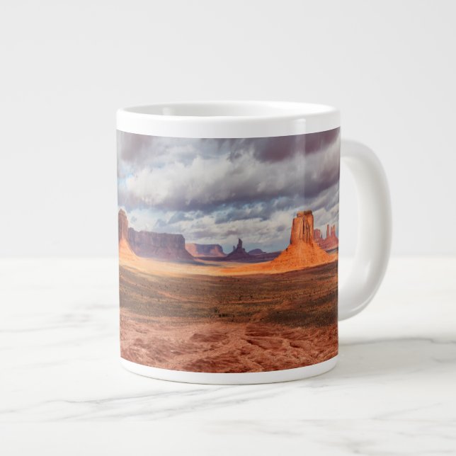 Tasse Géante Paysage de la vallée des Monuments, AZ (Devant droit)