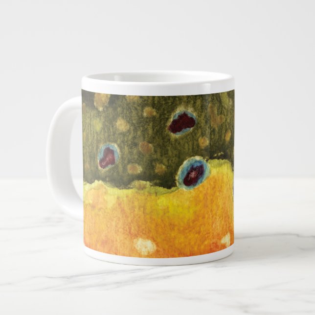 Tasse Géante Pêche à la truite (Devant gauche)