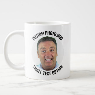 Tasse géante personnalisée avec texte de petite ta