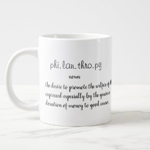 Tasse Géante Philantropie