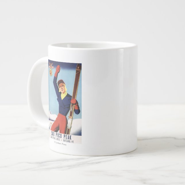 Tasse Géante Pin-up Flyer Flexible (Devant gauche)