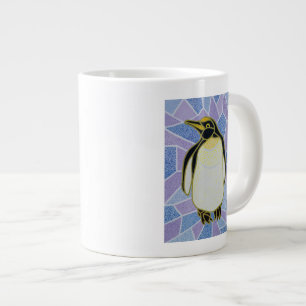 Tasse Géante Pingouin sur le verre souillé