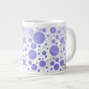 Tasse Géante Point Polka Soleil Violet