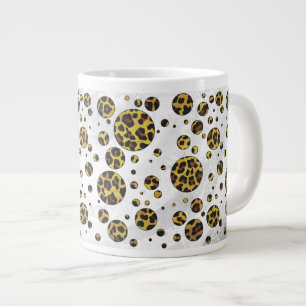 Tasse Géante Pointe Leopard Brown et Jaune