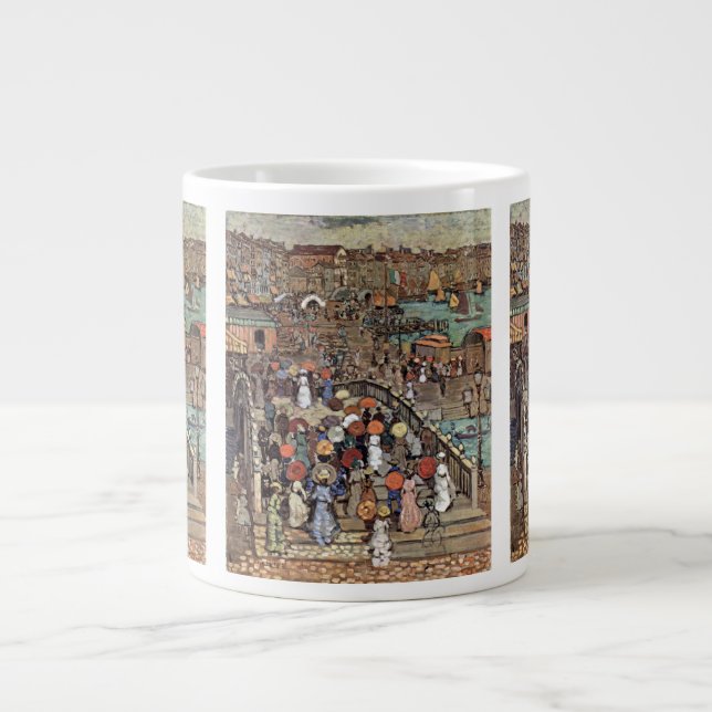 Tasse Géante Ponte Della Paglia, Venise par Maurice Prendergast (Devant)