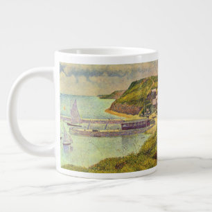 Tasse Géante Port Port-en-Bessin Haute Marée par Georges Seurat