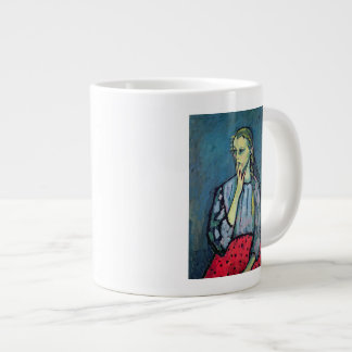 Tasse Géante Portrait d'une jeune fille