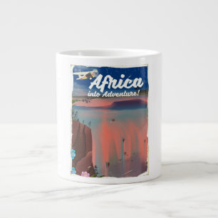 Tasse Géante Poster African Waterfall Adventure