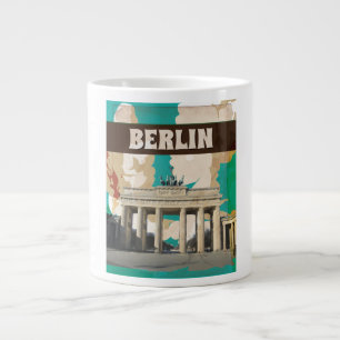 Tasse Géante Poster Vintage voyage de Berlin