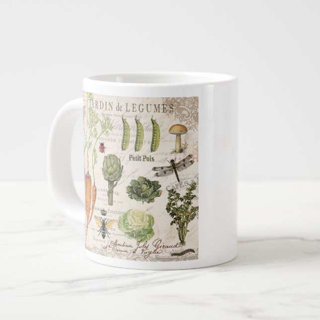 Tasse Géante potager vintage (Devant gauche)