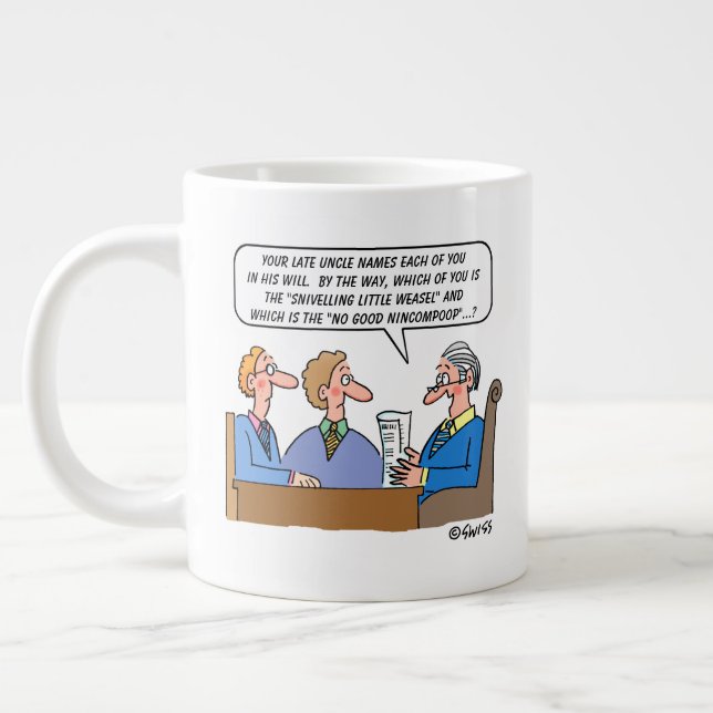 Tasse Géante Prober avocat immobilier de droit amusant procureu (Gauche)