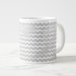 Tasse Géante Rainy Sky Grey Chevron Motif