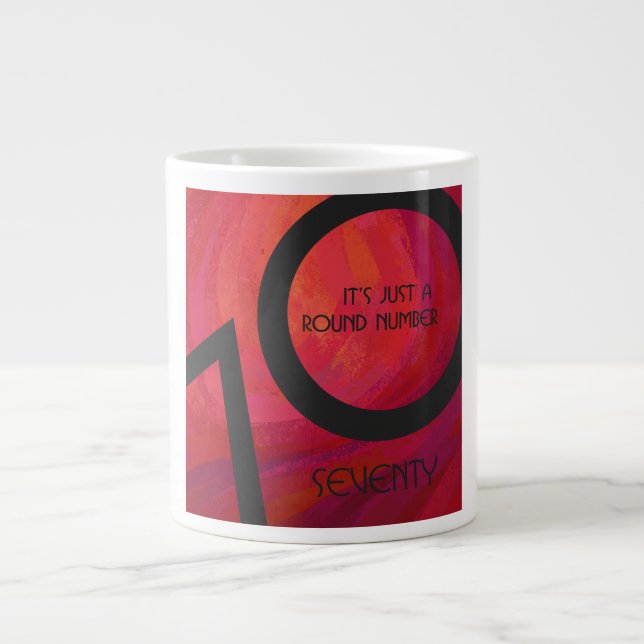 Tasse Géante Red 70 Dix Anniversaire (Devant)