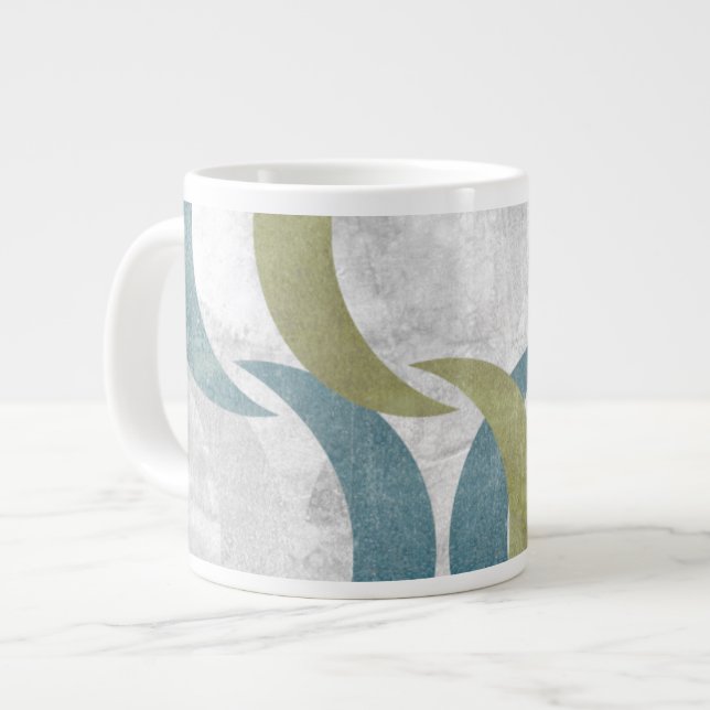 Tasse Géante Répétition géométrique III (Devant gauche)