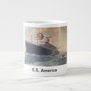 Tasse Géante "S.S. America 1940"