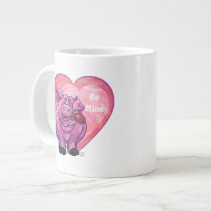 Tasse Géante Saint Valentin au cochon