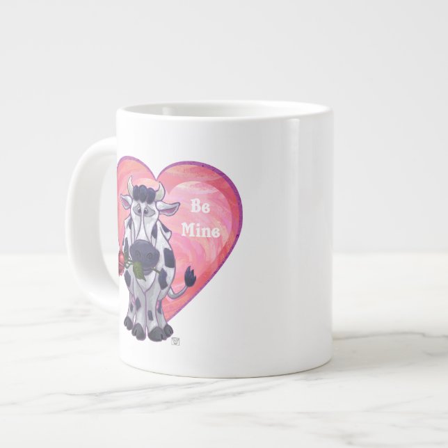 Tasse Géante Saint Valentin de la vache (Devant gauche)