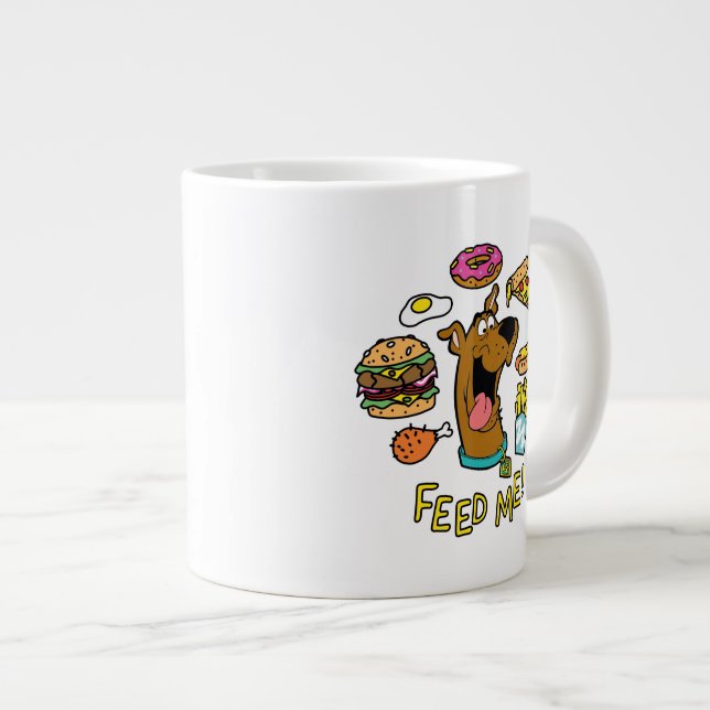 Tasse Géante Scooby-Doo Me Nourrit ! (Devant droit)