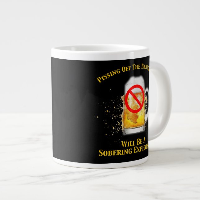 Tasse Géante Sortir Le Barman Sera Sobrant (Devant droit)