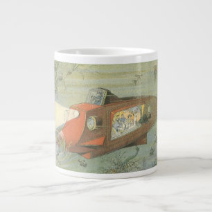 Tasse Géante Sous-marin Steampunk de science-fiction vintage en