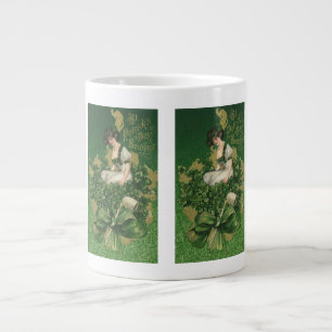 Tasse Géante Souvenir vintage de la Saint Patrick, Lass irlanda
