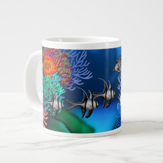 Tasse Géante Spécialité du poisson de Coral Reef du Pacifique