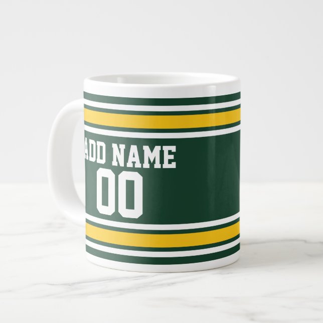 Tasse Géante Sports Team Football Jersey Nom personnalisé Numér (Devant gauche)