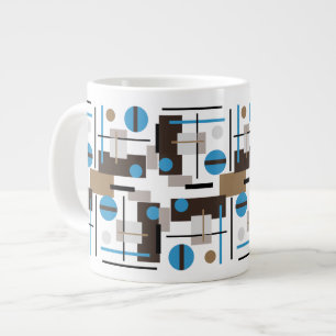 Tasse Géante Style rétro motif de conception abstrait