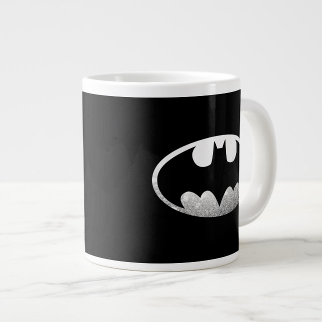 Tasse Géante Symbole Batman | Logo Grainy (Devant droit)