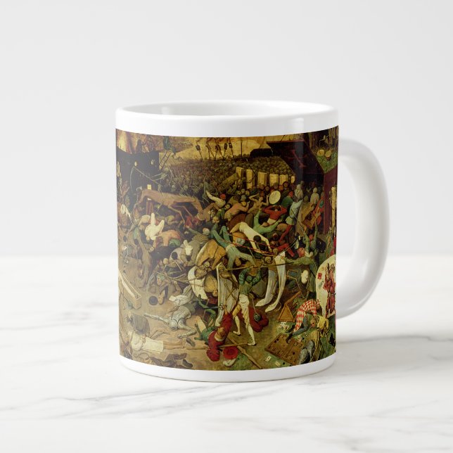 Tasse Géante Triumph de la mort, c.1562 (huile sur le panneau) (Devant droit)