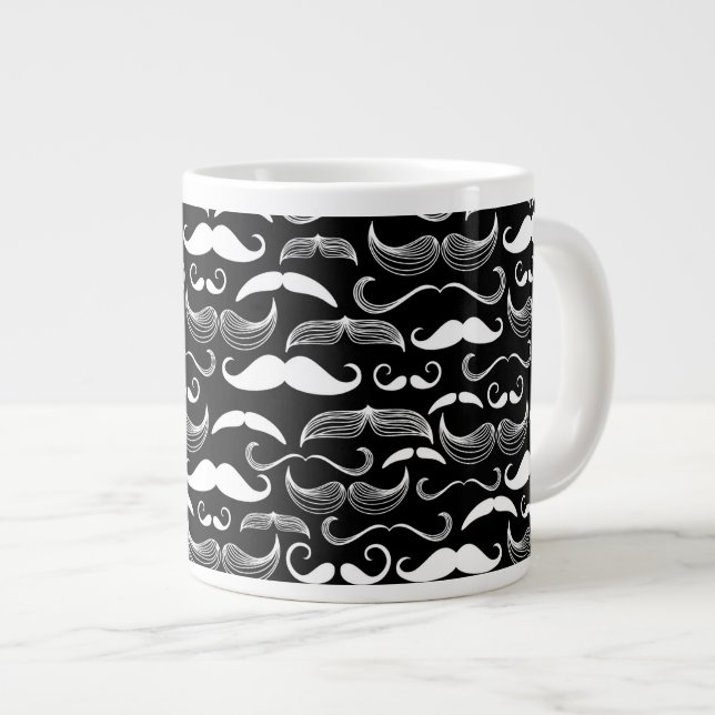 Tasse Géante Un Club de Gentlemen.motif Mustache (Devant droit)