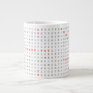 Tasse Géante Un Mot De Recherche Puzzle Gentil Cadeau Dire Merc