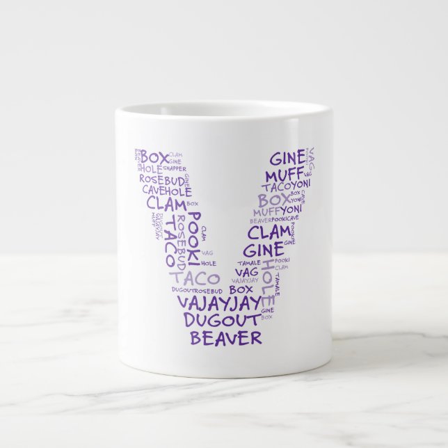 Tasse Géante V pour la victoire de vagin au Michigan (Devant)