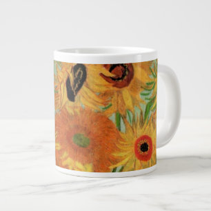 Tasse Géante Vase avec douze tournesols par Vincent van Gogh